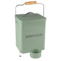 Bird Feeder,Bird Food Jar Pet Food Storage Airtight Food Storage Container-Green - color: Green