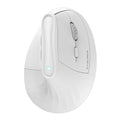KYSONA Ergonomic Mouse Wireless, Bluetooth Vertical Mouse, 5-Level Adjustable DPI, 2.4G Silent Switch Mice for Windows, MacOS, IPadOS, Laptop, PC, White - color: White