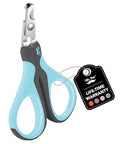 Mr. Pen- Cat Nail Clipper, Stainless Steel | Professional Sharp Cat Claw Trimmer for Small and Medium Cats, Pet Nail Clipper with Sturdy Non Slip Handle - color: Sky Blue & Dark Gray