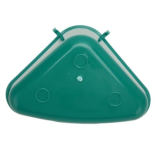 CHICIRIS Rabbit Litter Box, Fanshaped Prevent Small Animal Corner Litter Box Easy to Clean Odorless Easy to Fix Deep Green for Chinchilla (S)