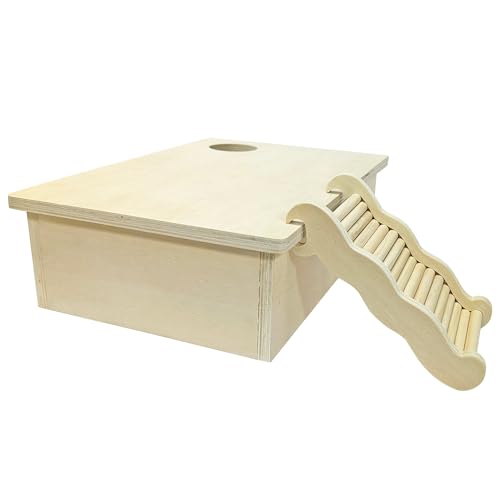 Chamber Box - Fun & Unique Cage Accessory for Dwarf Hamsters, Golden Hamsters, Degus, Gerbils and Other Small Animals. (Large) - size: Large