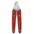 Diamondg Heavy Duty Dog Nail Clipper and Trimmer with Full Length Hardened Steel and Wooden Handle - color: Brown