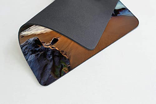 Beach Sunset Mouse pad Customized Mousepad Non-Slip Rubber Base Mouse Pads for Computers Laptop Office Desk Accessories Mouse pad - color: Beach Sunset