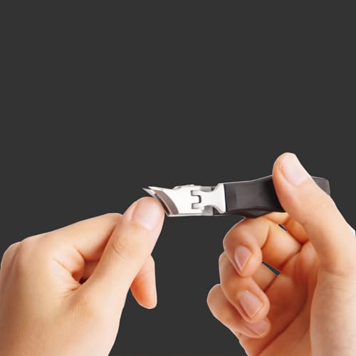 Angled Nail Clippers Black Eagle Beak Oblique Slanted Curved Thick Professional Nail Clippers for Women Adult Men Ingrown - style: Baroque