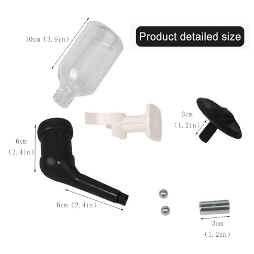 Andiker No-Drip Dog Water Dispenser Bottle-Dog Kennel Cage Water Dispenser Water Drinker Kettle for Pets can be Raised and Lowered Drinking Water Feeding Cage Water Bottle for Dogs (Black) - color: Black