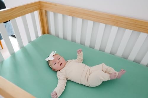 Premium Fitted Knit Crib Sheet/Toddler Sheet Leif by Copper Pearl, CP-CRSH-0129-NSZ - color: Leif
