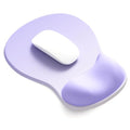 Ergonomic Mouse Pad with Gel Wrist Support, Comfortable Wrist Rest Mousepad with Non-Slip PU Base for Pain Relief, Desk, Home & Office(Gradient Purple) - color: Gradient Purple