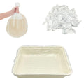 Disposable Small Animal Cage Liner Rabbit Litter Box Liners Tray Film Bags | Quick Cleanup Leak-Proof Pet Toilet Plastic Film Liner for Rabbit Guinea Pig Chinchilla Bird Cage & Litter Pan - style: 100 PCS, 24''