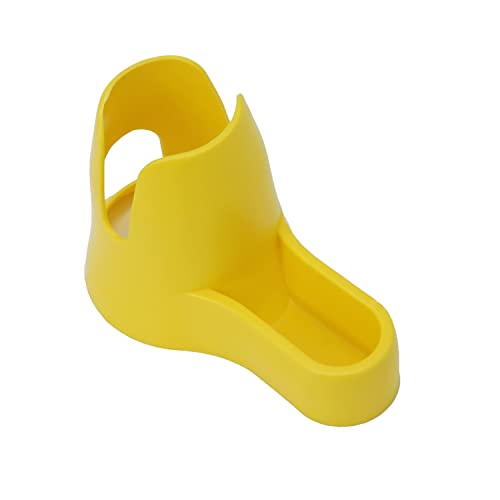 Wontee 3 in 1 Hamster Water Bottle with Food Bowl Hideout Base 125ML Yellow | Water dispenser, food container, hideout, stable base, easy to refill, for glass tank/cage, dwarf hamster/mouse/gerbil, 4.2oz - color: Yellow, size: 125ML