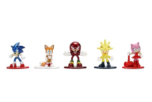 Jada Sonic The Hedgehog Nano Metalfigs 18 Pack Series 2 Die-Cast Figure Set – Includes Sonic, Shadow, Amy Rose, Rouge Toys