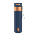 Contigo AutoSeal 24 oz Stainless Steel Vacuum-Insulated Water Bottle with Leakproof Push-Button Spout & Lock, Carry Strap, BPA-Free & Lead-Free, Dishwasher Safe - color: Abyss Bronze, size: 24 Ounces