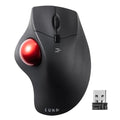 SANWA 2.4G Wireless Ergonomic Trackball Mouse, Optical Rollerball Mice, Programmable Silent Buttons, 40mm Trackball, 600/800/1200/1600 Adjustable DPI, Compatible with MacBook, Laptop, Windows, macOS - style: 2.4GHz Wireless