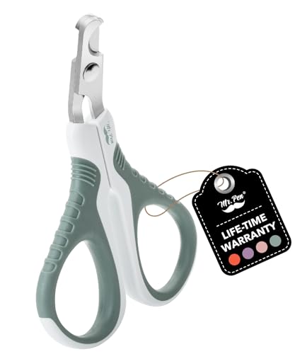 Mr. Pen- Cat Nail Clipper, Stainless Steel | Professional Sharp Cat Claw Trimmer for Small and Medium Cats, Pet Nail Clipper with Sturdy Non Slip Handle - color: Olive