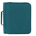 SUNEE Zippered Binder Bag with Handle, 2-Inch 3-Ring O-Ring, 500-Sheet Capacity, Includes Zip Pocket, 5-Tab Expanding File Folder, Multi-Pocket Organizer Binder for Middle School, Dark Teal-Green - color: Dark Teal-green