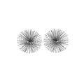 Modern Day Accents 5187 Pilluelo Urchin X-Small Silver Sphere Set of 2, 4" D - color: Silver, size: X-Small