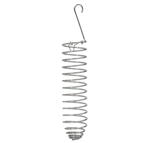 Millet Holder for Bird Cage, Bird Foraging Toy Feeder for Parrots Parakeet Cockatiel, Stainless Steel Bird Treat Holder and Fruit Vegetable Food Basket, Bird Cage Accessories for Play
