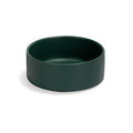 SPUNKYJUNKY 13.5OZ Ceramic Dog and Cat Bowl, Modern Cute Weighted Food Water Bowl for Replacement Green (1 Pack) - color: Green, size: 1.7 CUPS