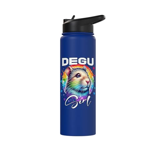Degu Girl Degu Stainless Steel Insulated Water Bottle - color: Royal Blue