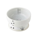 Necoichi Ceramic Elevated Cat Water Bowl, Whisker-Friendly (Cat, Regular) - color: Cat, size: Regular