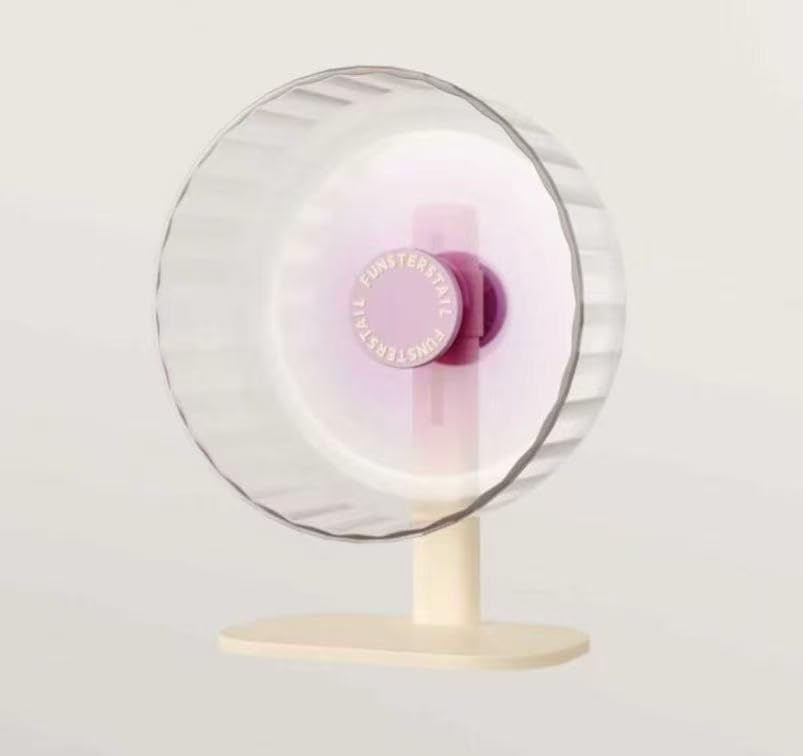 Super Silent Hamster Wheel 10.4 Inch, Magnetic Large Rat Wheel for Chinchilla, Gerbil, Guinea Pig, Cat, Mouse, Sugar Glider and Dwarf, Syrian Hamster Accessories (Grape Purple) - color: Grape Purple, size: Medium(10.4inch)