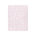 Pink Leopard Print Baby Crib Sheets for Boys Girls 27x39 Inch | Cheetah Animal Skin Daesign Pattern Playard Sheets Toddler Bed Sheets Funny Fitted Unisex Mini Crib Mattress Cover - color: Pink Leopard, size: 39*27*5 In