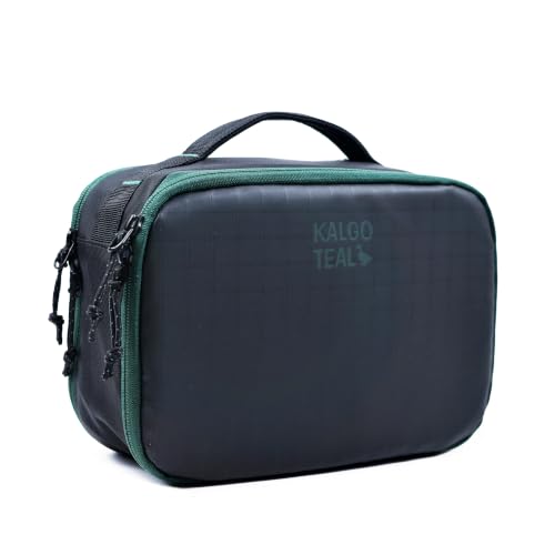 Accessories Bag & Tech Pouch | Organizer for Cables, Electronics & Everyday Essentials, Water-Repellent, Dual-Sided Padded - color: Black Stealth