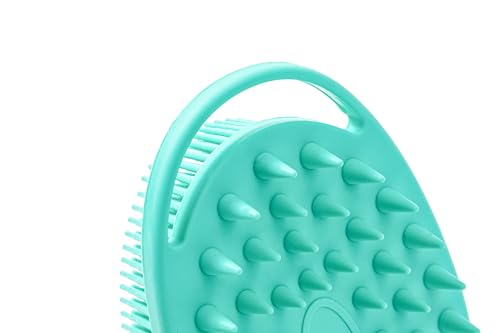 Premium Sensory Brushes for Kids or Autism,Soft Silicone Body Scrubber,2 in 1 Sensory Room Occupational Therapy,Silicone Loofah,Pets Shower Brush Bath Brush Shampoo Brush (3pcs(hangable-Spiked)) - color: 3pcs(hangable-spiked)