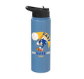 Sonic the Hedgehog - Sonic Fast Ball Stainless Steel Insulated Water Bottle - color: Light Blue
