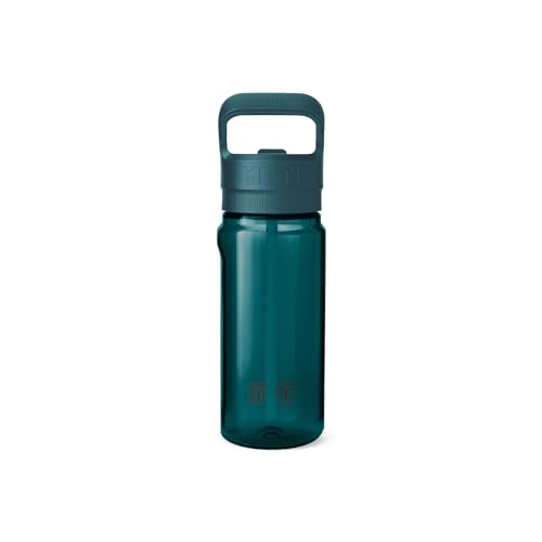 YETI Yonder 600 ml/20 oz Water Bottle with Yonder Straw Cap, Agave Teal - color: Agave Teal, size: 20 Ounces