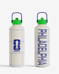 Drib 24oz Insulated Water Bottle, FIFA World Cup 2026 Edition – Performance Stainless Steel Insulated Bottle with Quiet Leak-Proof Straw Lid (Philadelphia - City Touch) - color: Philadelphia - City Touch