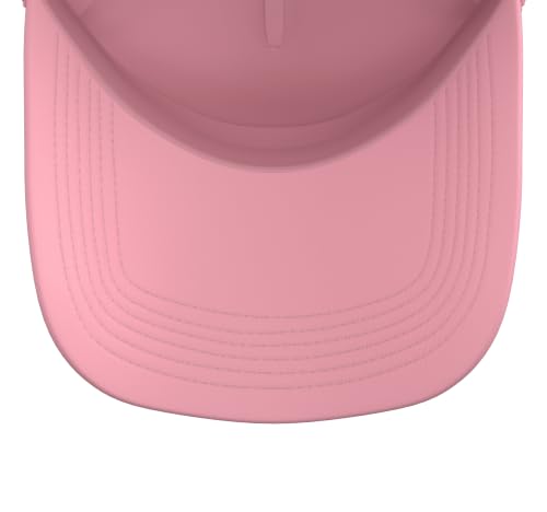 Hamster Bedding Change Day Trucker Hat with Adjustable Mesh Back - color: Pink