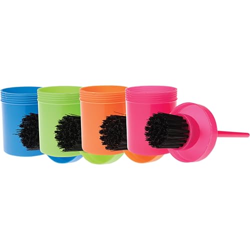Roma Brights Hoof Oil Brush & Bottle, Hot Pink - color: Hot Pink