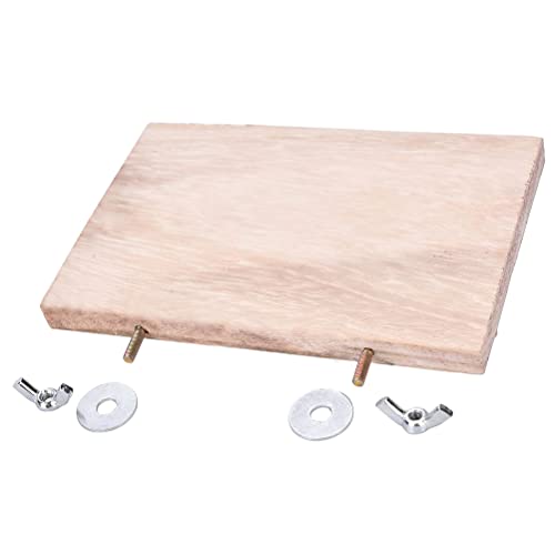 3Pcs Pet Parrot Bird Cage Perches Square Wooden Stand Platform Budgie Toys Bird Tree Perches for Parakeets - color: 3Pcs