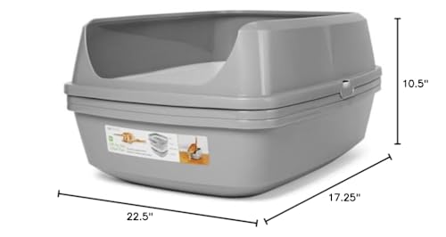 So Phresh by Petco Grey & White Lift-to-Sift Cat Litter Pan X-Large 22.4" L X 16.9" W X 10.6" H