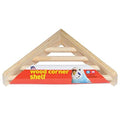 Prevue Pet Products Wood Corner Shelf Platform for Bird Cages - Ladder Perch Ideal for Parakeets, Canaries, Cockatiels, Lovebirds, and Conures, Mounted Wooden Bird Perches - Small & Medium Birds