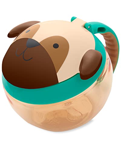 Skip Hop Baby Snack Container, Mealtime Snack Cup, Pug - color: Pug, size: 1 Count (Pack of 1)