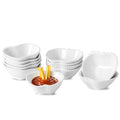 UIBFCWN 12 Pack Ceramic Dipping Bowls, 2oz Soy Sauce Dishes, White Dipping Sauce Bowls/Dishes, Pinch Bowls, Small Dip Bowls Set for Sauce, Side Dish, Condiments, Sushi, Ketchup, Charcuterie Boards - color: Apple, size: 12 Pack