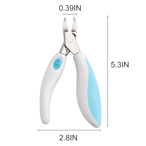 Rabbit Teeth Cutter,Premium Stainless Steel Bunny Tooth Nipper Teeth,5.3inch Tooth Cutter Scissor Sharp and Fast, Safe for Rabbits,for Guinea Pig Chinchilla Bunny Other Small Animals.(Blue)