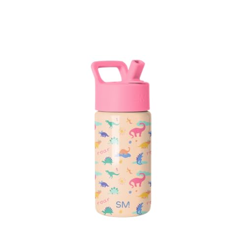 Simple Modern Kids Water Bottle & Toddler Cup | 14oz | Dinosaur | Insulated Stainless Steel Toddler Water Bottle, Kids Tumbler with Straw | Spill Proof for School, Girls, Boys | Dinosaura - color: -Dinosaura, size: 14 Ounces
