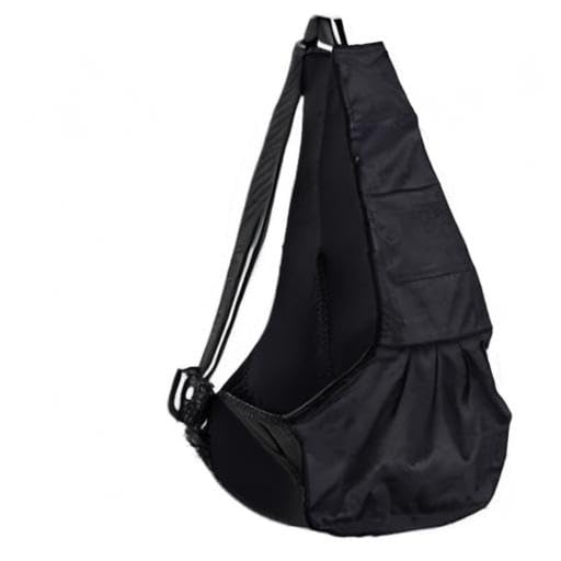 Pet Dog Puppy Cat Carrier Bag Oxford Cloth Sling Dog Doggy Cat Carrier Single Shoulder Bag-Large,Black - color: Black, size: Large
