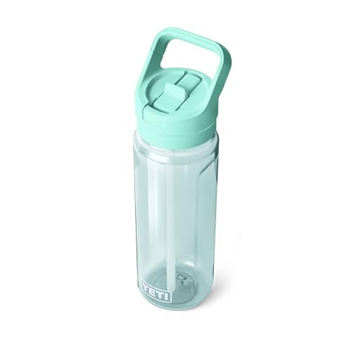 YETI Yonder 750 ml/25 oz Water Bottle with Yonder Straw Cap, Seafoam - color: Seafoam, size: 25 Ounces