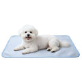 Petfelix FrostPlus Cooling Mat for Dogs Qmax>0.45 Breathable Dog Cooling Mat Chemical Free Fabric Cooling Dog Bed for Cats and Small Animals Non Slip Washable Scratch Resistant, S, 20''*16'' - size: S-20''*16''