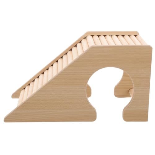 Hamster Climbing Ladder Wooden Hamster Toys Small Pets Hideout Cage Accessory for Gerbils Mice Chinchillas Smooth Polished Surface 6.49 X 4.13 X 3.54 in