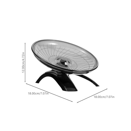 BESPORTBLE Quiet Hamster Running Wheel Silent Exercise Wheel for Hamsters Hedgehogs and Chinchillas 12-Inch Plastic for Small Pets