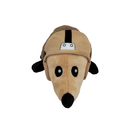 NCAA Purdue Boilermakers Plush Hedgehog Toy for Dogs & Cats, Cool Soft Pet Toy for Fun and Interactive Play, Dog Chew Toy with Squeaker, Licensed Hot Pet Toy - color: Purdue Boilermakers