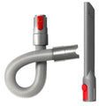 Extension Hose and Crevice Tool Compatible with Dyson V7 V8 V10 V15 Cleaner | Flexible Extension Hose Mattress Tool Stiff Brush Soft Bristle and Flexible Crevice Tool for Home Cleaning - color: Extension Hose and Crevice Tool
