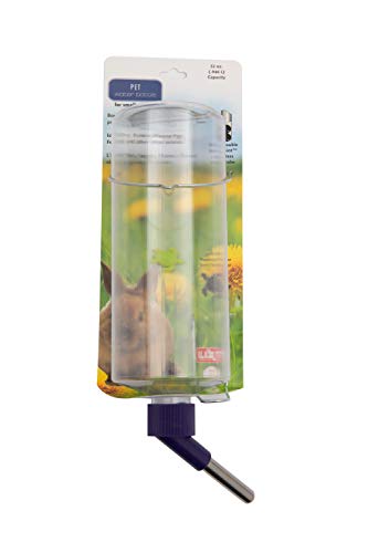 Lixit Standard Cage Water Bottles for Rabbits, Ferrets, Guinea Pigs, Hamsters, Rats, Mice and Other Small Animal's (32 Ounce, Clear) - color: Clear, size: 32 Ounce