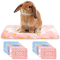 10PCS Guinea Pig Bed, Soft Rabbit Bedding, Fleece Bunny Mat | Warm Plush Cage Liner, Sleeping Blanket for Hamster Ferret Squirrel Hedgehog Rat - color: 06 - (10 Pcs)