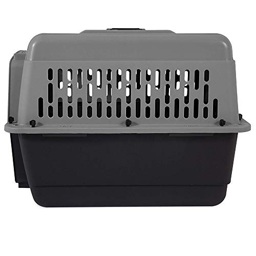 Petmate ASPEN PET Medium Breeds Cat, Chicken, Dog Kennel, Various Sizes, Transport, Dark Gray/Black, Made in USA - size: 24.5"L x 18.3"W x 19.5"H