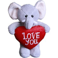 Elephant Stuffed Animal 8 Inches Surprise valentines day stuffed animals Hideaway Spring Inspired Gift for Girls and Boys Birthday, Valentine’s day, Easter day (Elephant stuffed animal) - style: Valentine Elephant Stuffed Animal